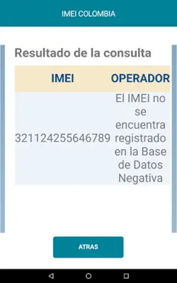 IMEI COLOMBIA android App screenshot 0